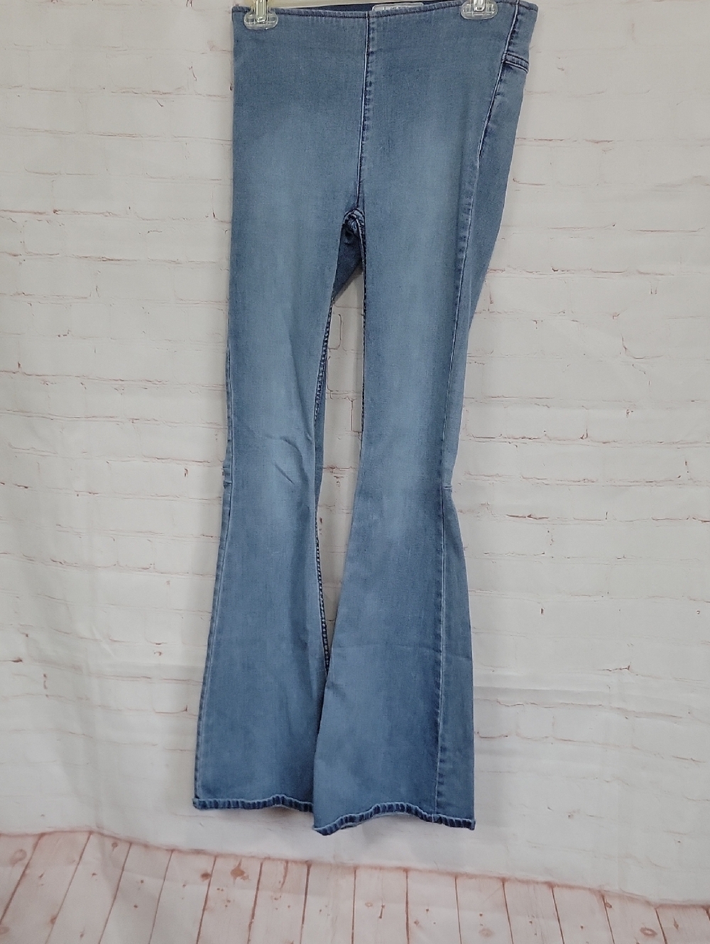 Free People Light Blue Flare Jeans